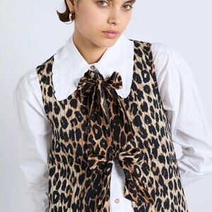 Damson Madder Leopard Gilet sz 4